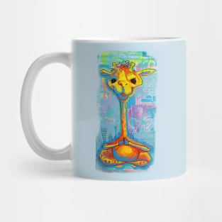 Meditating giraffe Mug